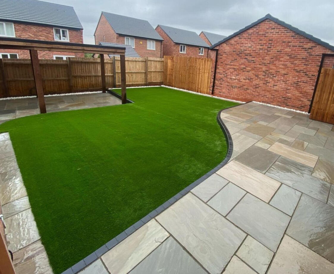Garden paving
